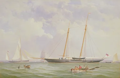 Portrait du yacht royal de 110 tonnes 